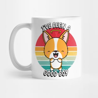 Cute corgi dog is a good boy Mug